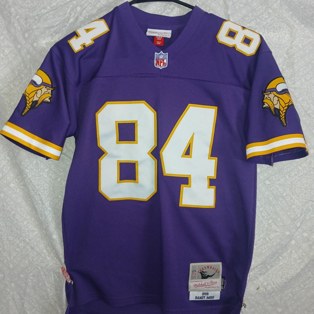 Mitchell & Ness Purple and Gold Kids Jersey